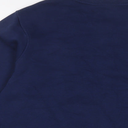 Always Rare Mens Blue Cotton Pullover Sweatshirt Size S