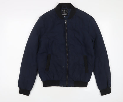 Mens UK Size XS Twisted Soul Blue Jacket