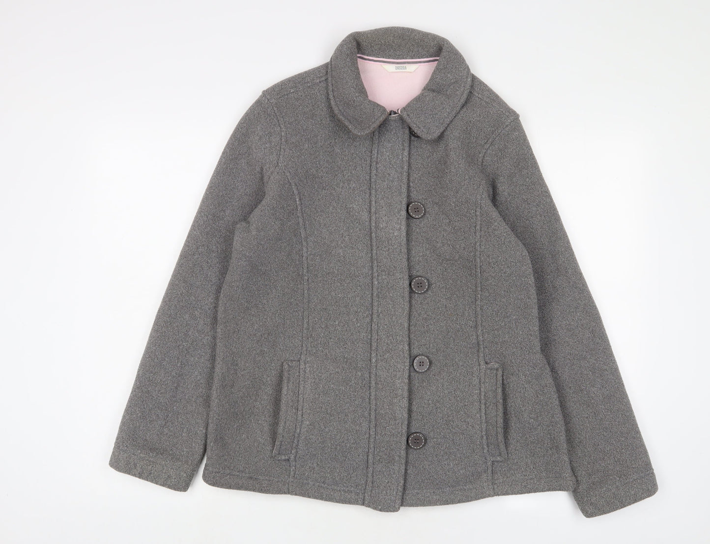 Womens UK Size 14 Marks and Spencer Grey Jacket