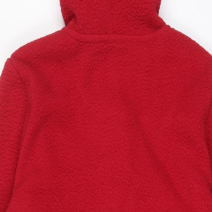 D&Co Womens Red Jacket Size S Zip - Pockets