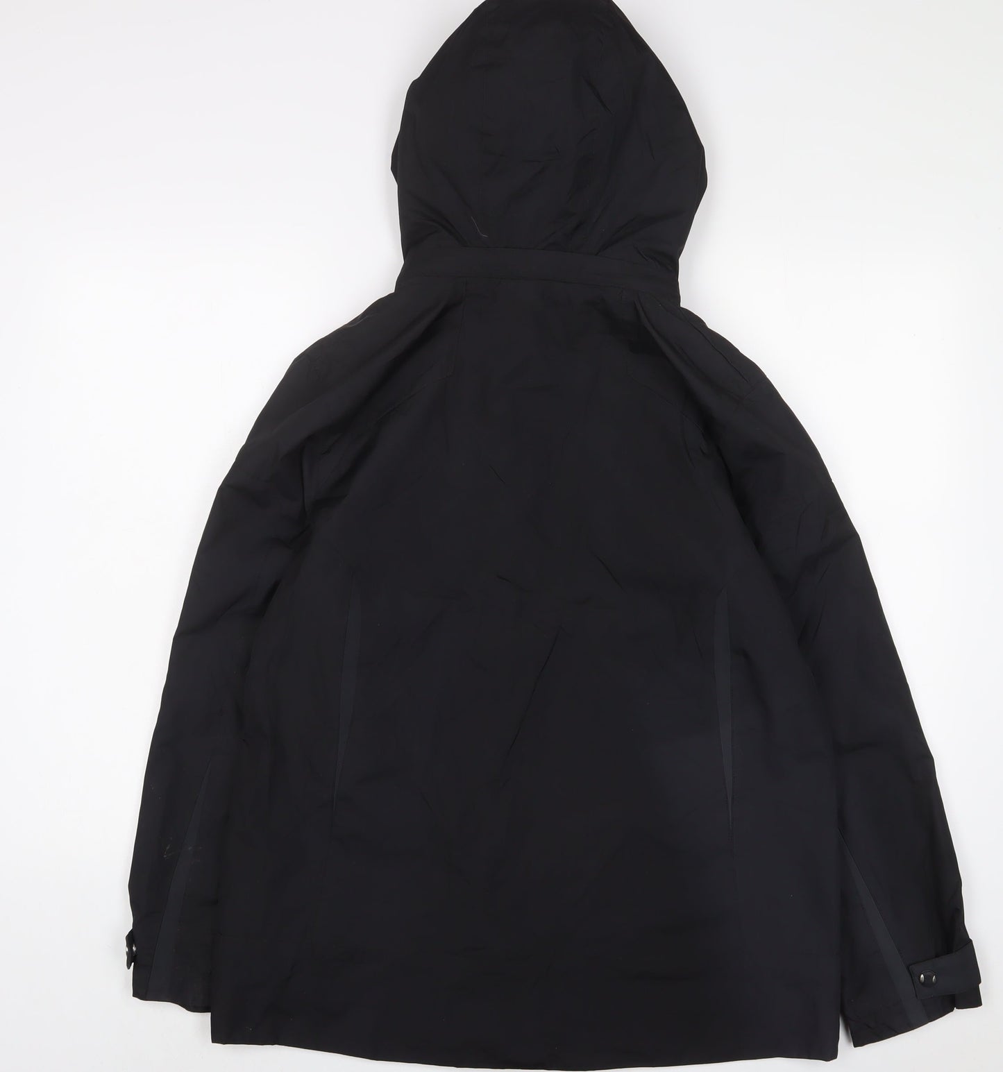 Hawke & Co Womens Black Jacket Coat Size 12 Zip - Zip Pockets