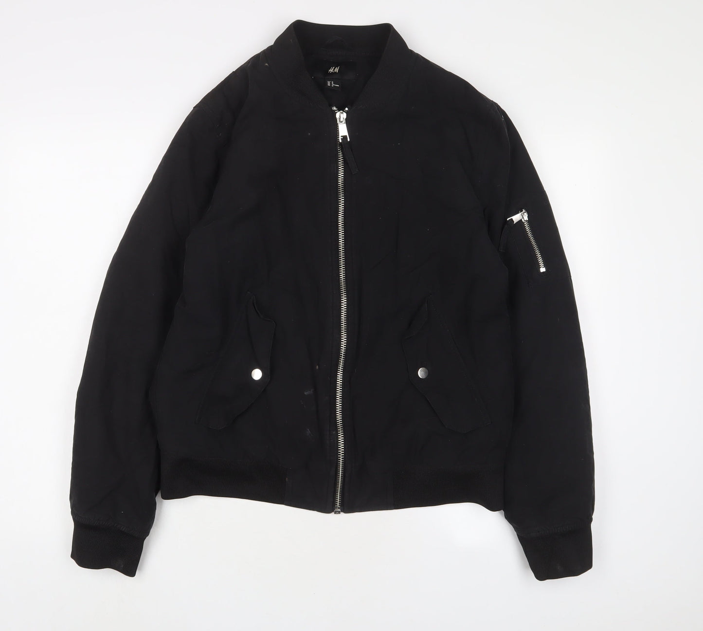 Mens UK Size M H&M Black Jacket