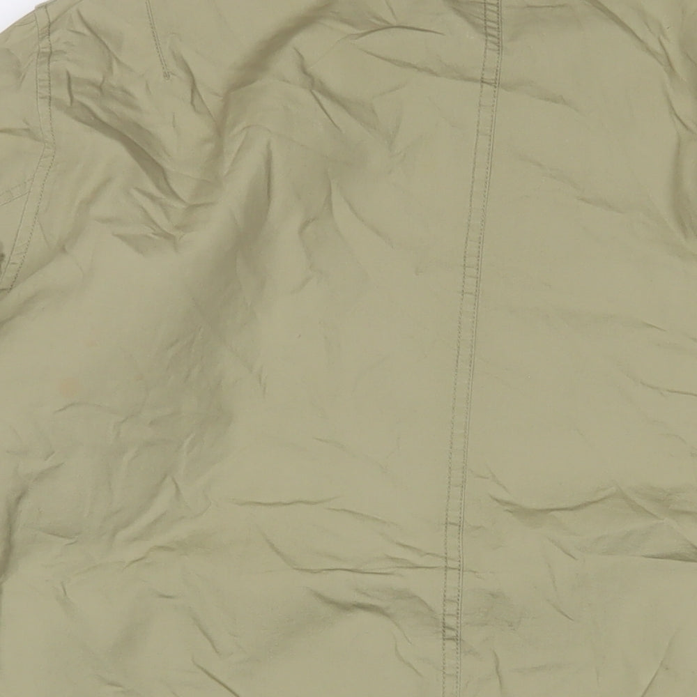 Mens UK Size M Topman Green Bomber Jacket