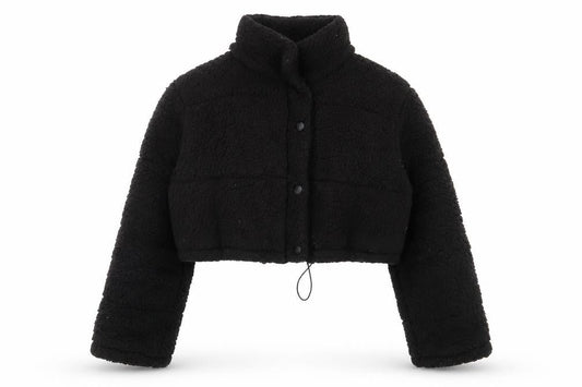 Boohoo Womens Black Jacket Size 12 Zip