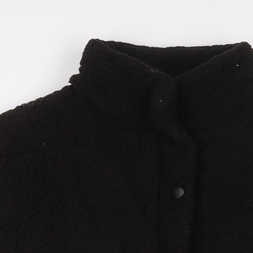 Boohoo Womens Black Jacket Size 12 Zip