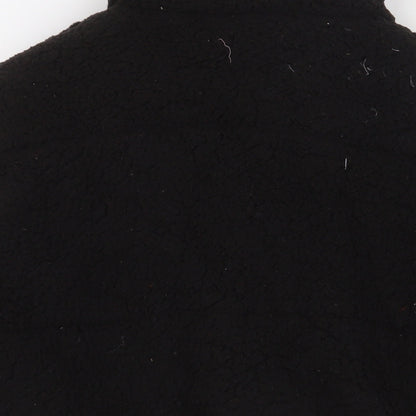 Boohoo Womens Black Jacket Size 12 Zip