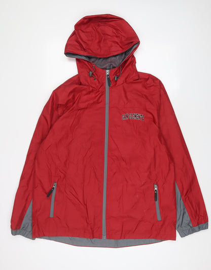 Mens UK Size M San Clemente Red Jacket