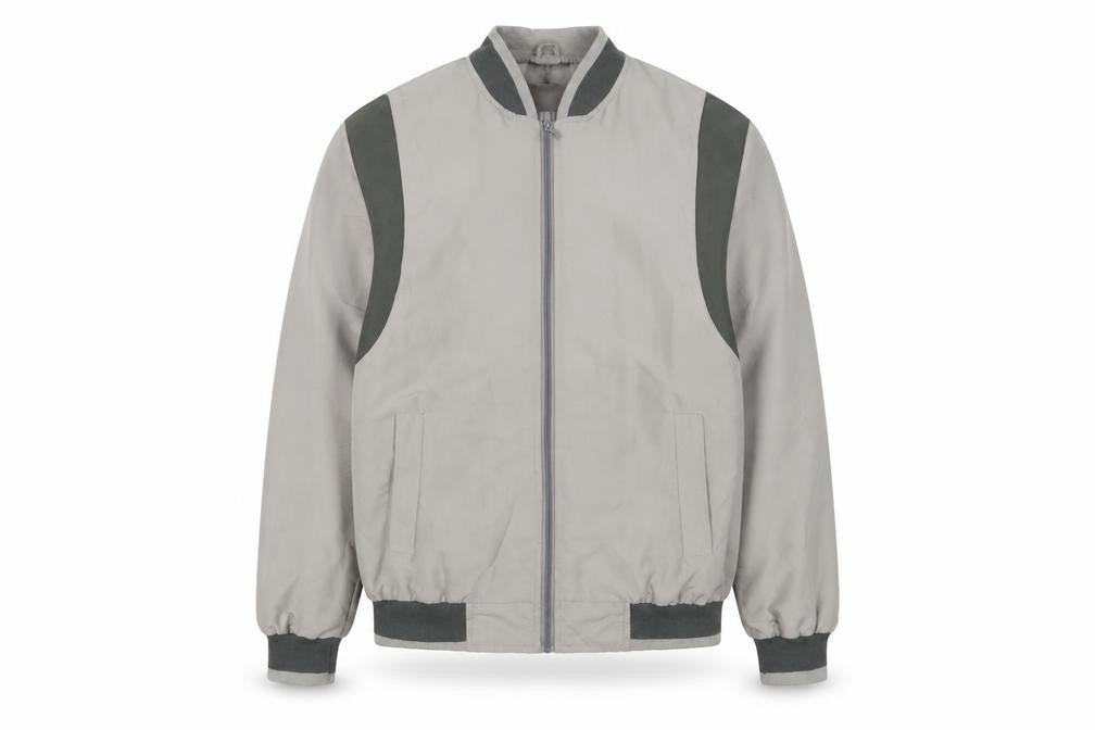 Mens UK Size L JCB Grey Bomber Jacket