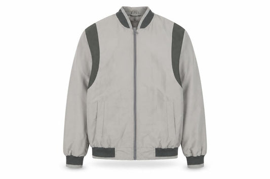 Mens UK Size L JCB Grey Bomber Jacket
