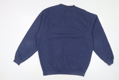 Mens UK Size M EWM Blue Pullover Sweatshirt