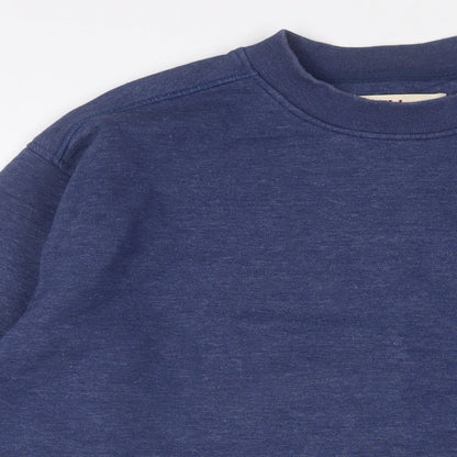 Mens UK Size M EWM Blue Pullover Sweatshirt