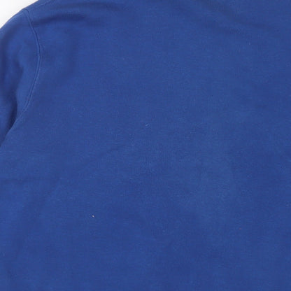 Mens UK Size S Cotton Traders Blue Pullover Sweatshirt