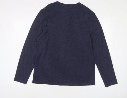 Mens UK Size L BHS Blue Pullover Sweatshirt