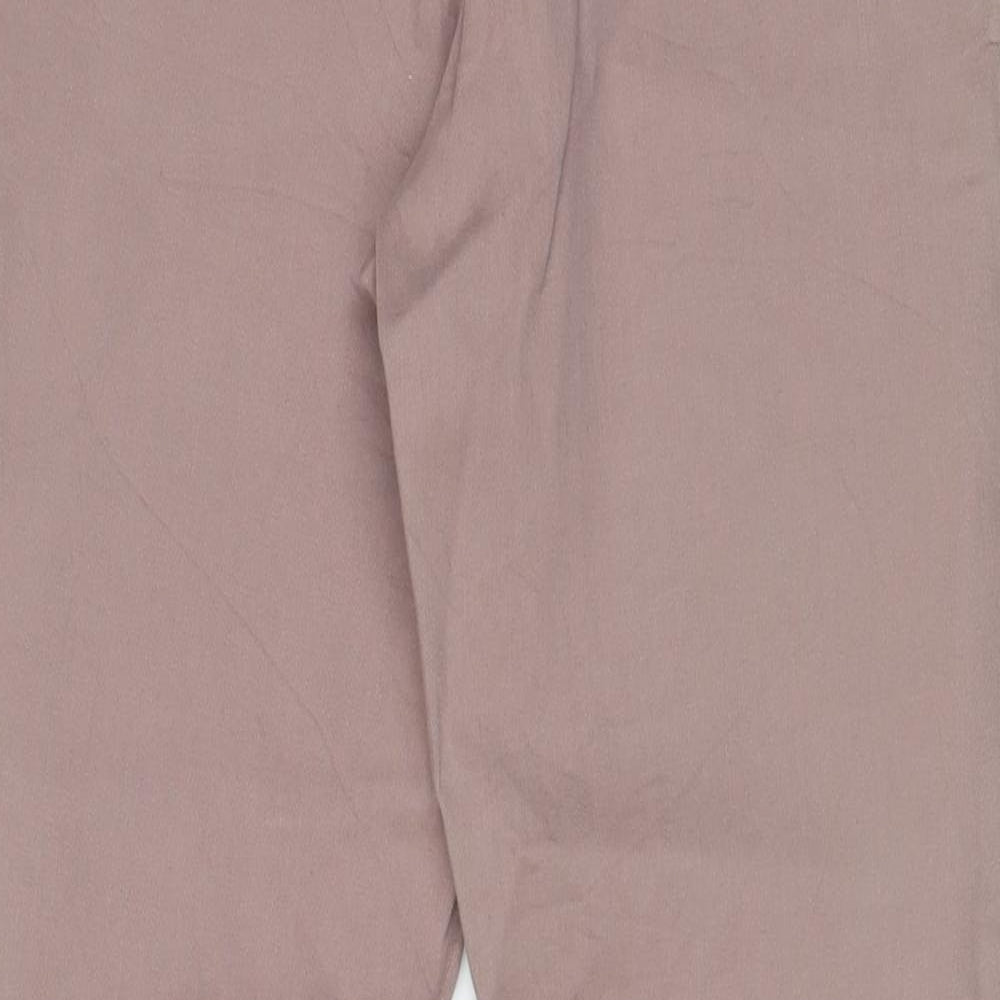 Yessica Womens Purple Cotton Straight Jeans Size 18 L30 in Regular Zip