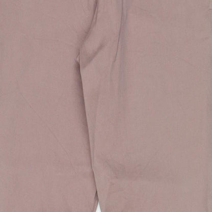 Yessica Womens Purple Cotton Straight Jeans Size 18 L30 in Regular Zip