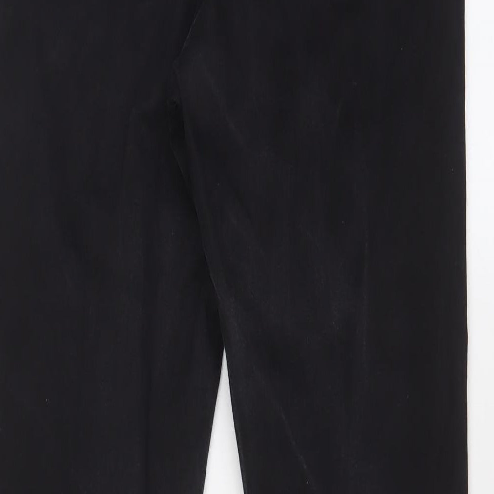 Denim & Co. Womens Black Cotton Skinny Jeans Size 14 L29 in Regular Zip