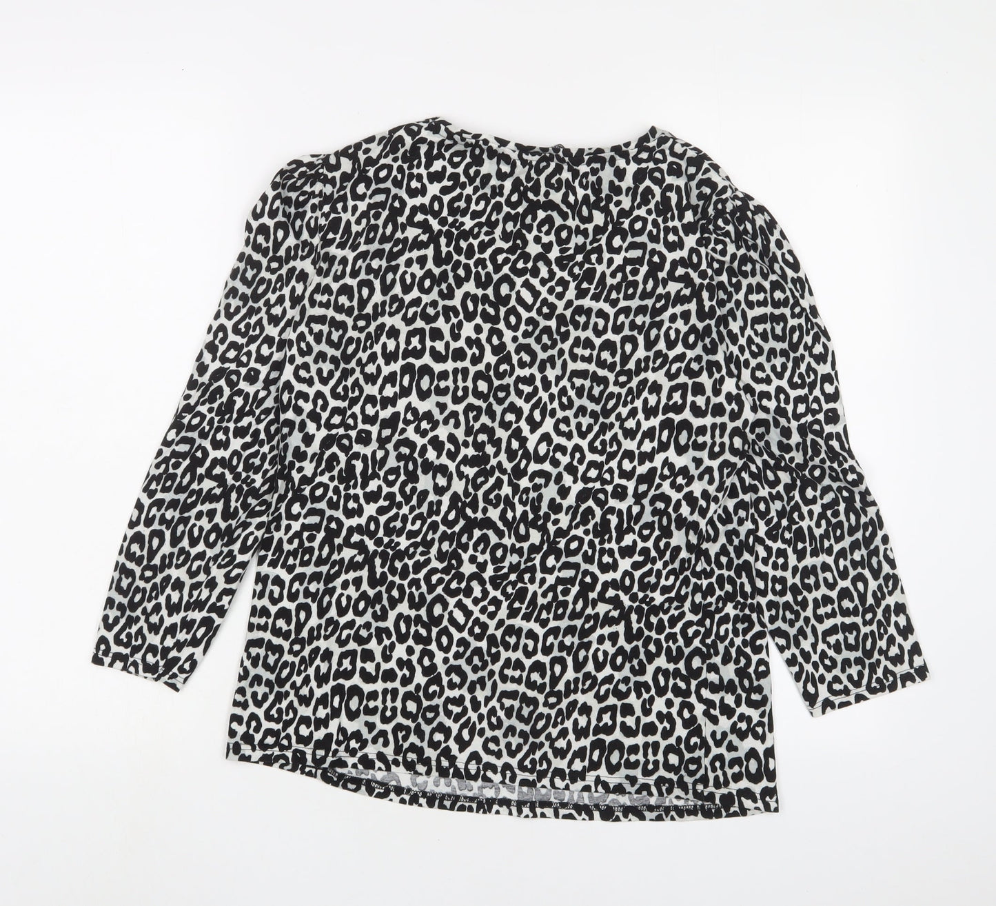Womens UK Size 12 Dorothy Perkins Black Basic T-Shirt