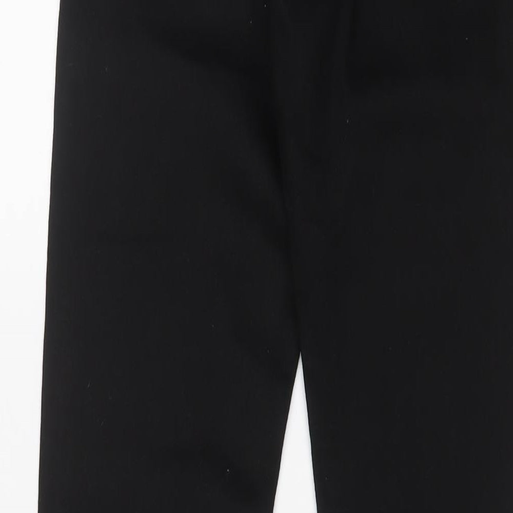 Uniqlo Womens Black Cotton Straight Jeans Size 26 in L31 in Regular Zip