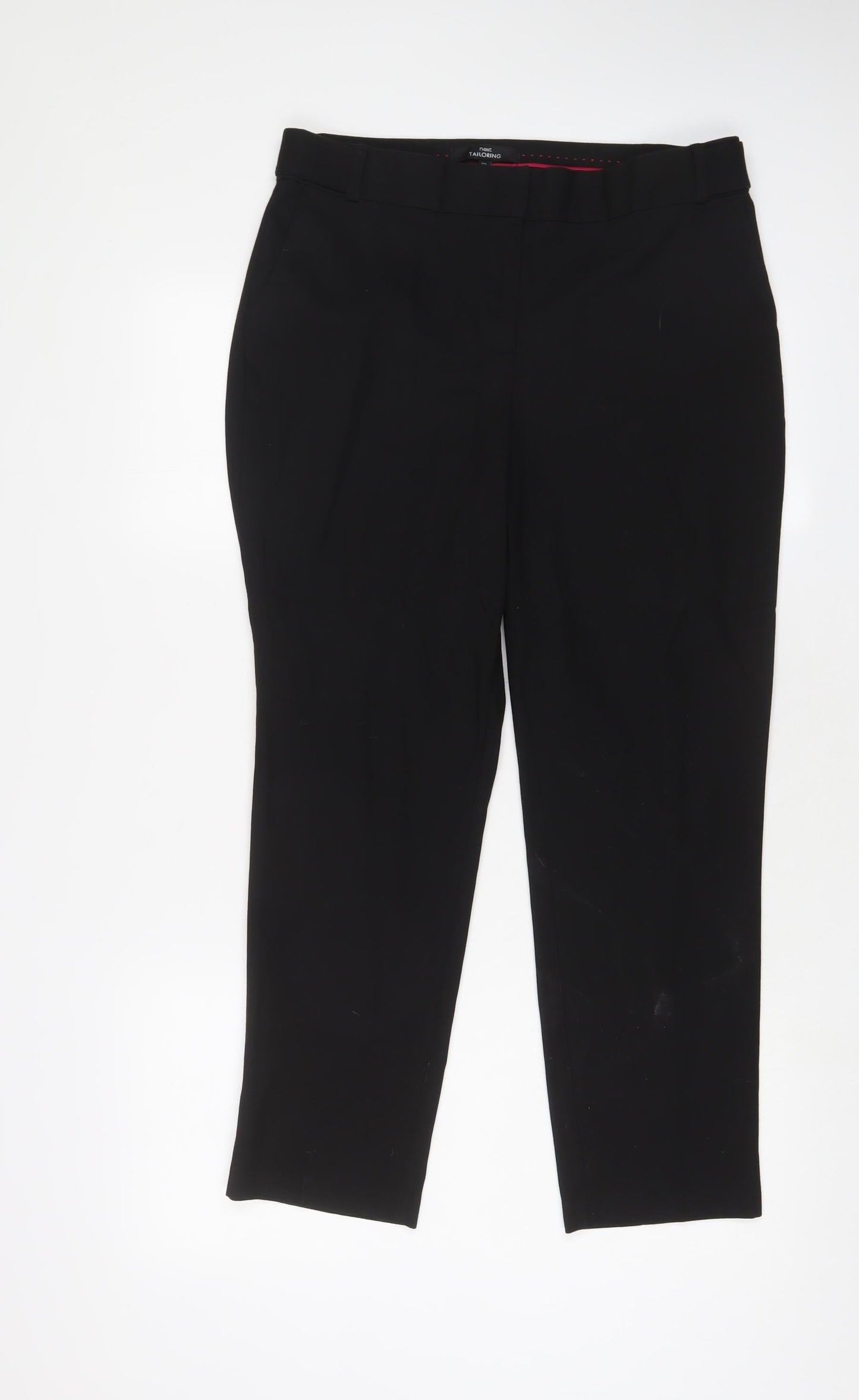 Womens UK Size 12 NEXT Regular Fit  Black Trousers