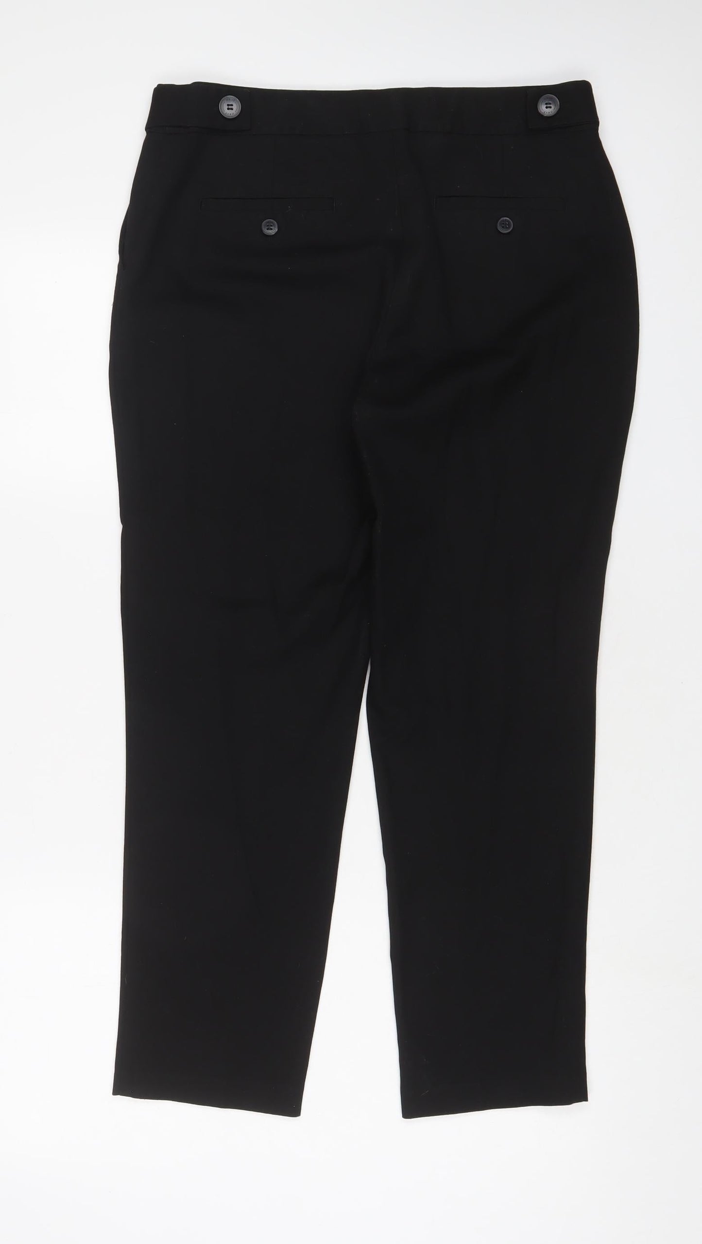 Womens UK Size 12 NEXT Regular Fit  Black Trousers