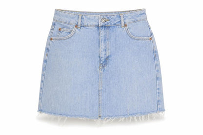 Womens UK Size 10 Topshop A-Line Denim Skirt