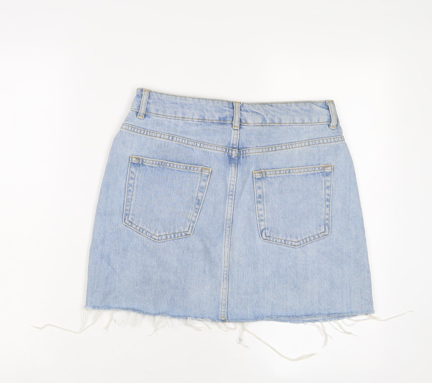Womens UK Size 10 Topshop A-Line Denim Skirt