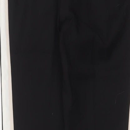 Womens UK Size L Zara Regular Fit  Black Trousers