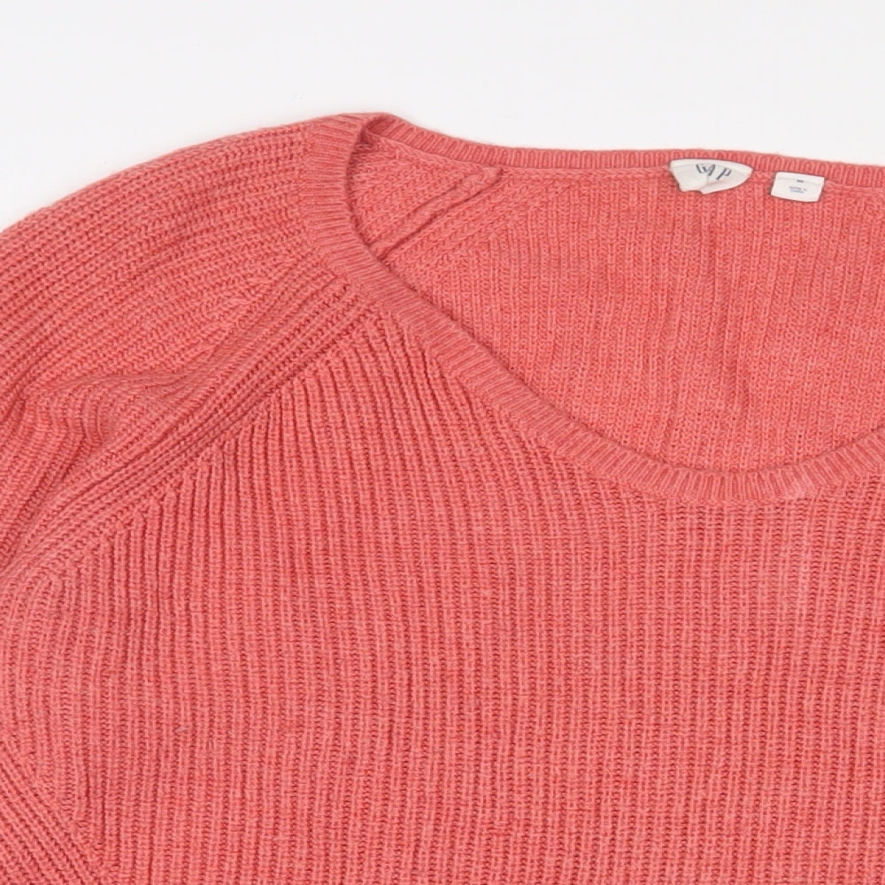 Womens UK Size M Gap Pink Pullover Jumper
