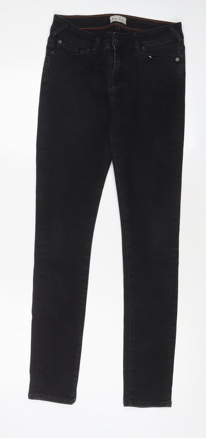 Womens UK Size 28 in Jack Wills Regular Fit Skinny Black Jeans