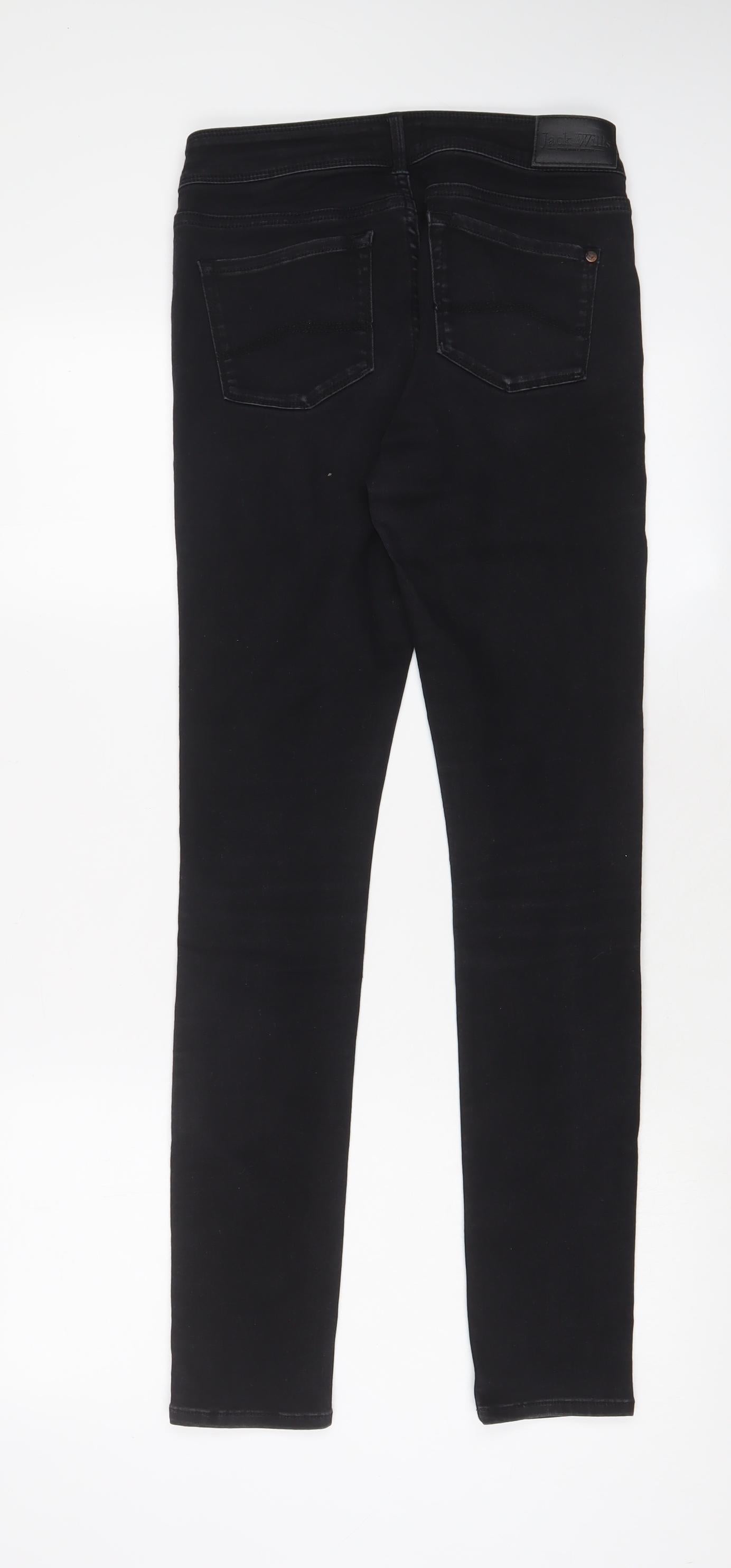 Womens UK Size 28 in Jack Wills Regular Fit Skinny Black Jeans