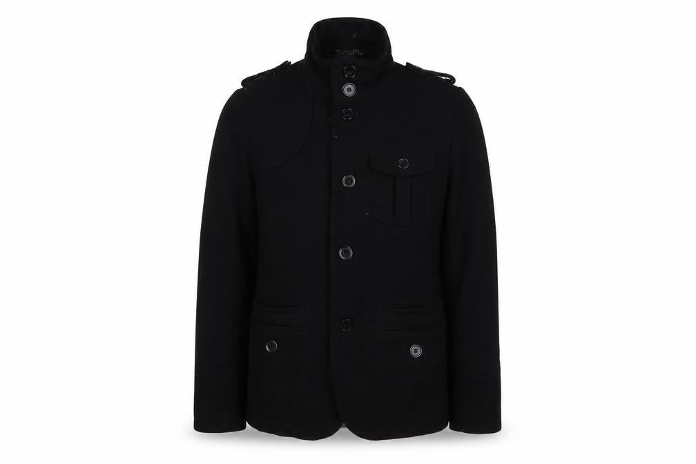 Mens UK Size S H&M Black Military Jacket