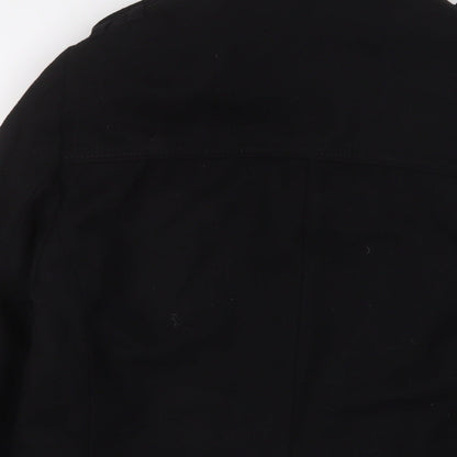 Mens UK Size S H&M Black Military Jacket