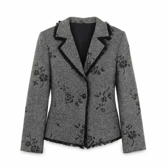 Womens UK Size 12 Gold Grey Jacket
