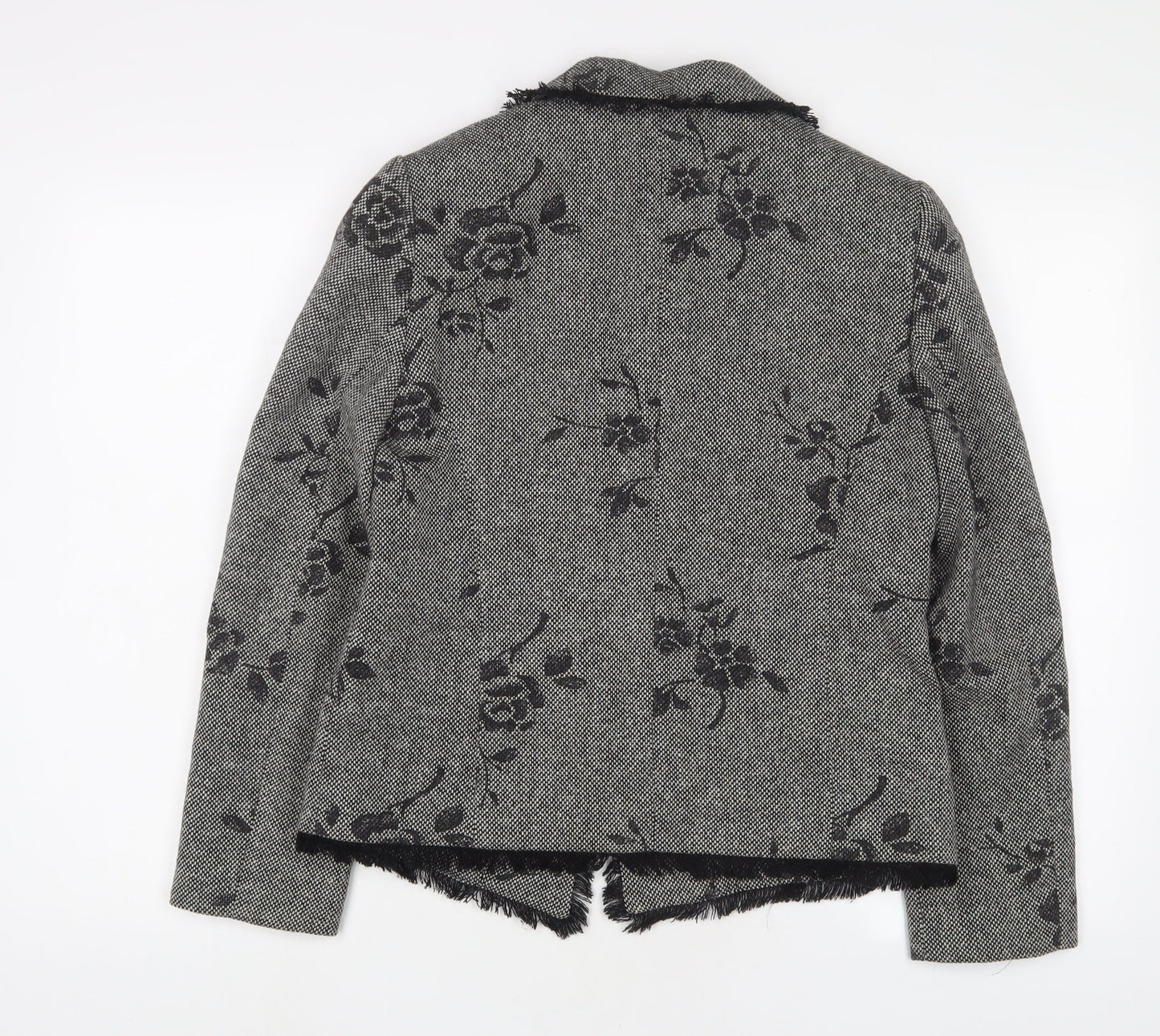 Womens UK Size 12 Gold Grey Jacket