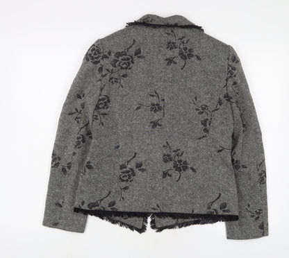 Womens UK Size 12 Gold Grey Jacket
