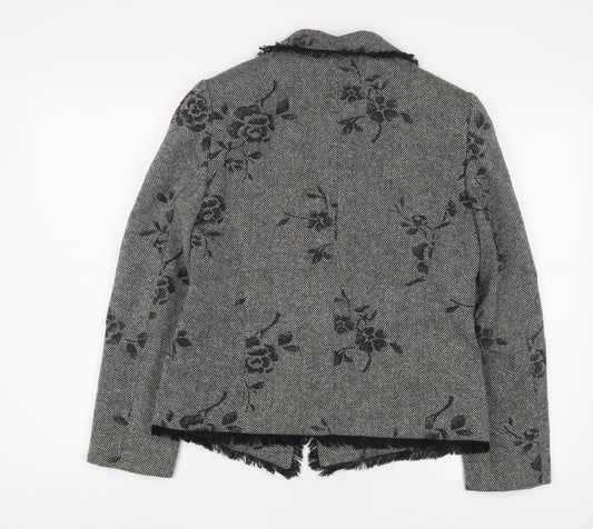 Womens UK Size 12 Gold Grey Jacket