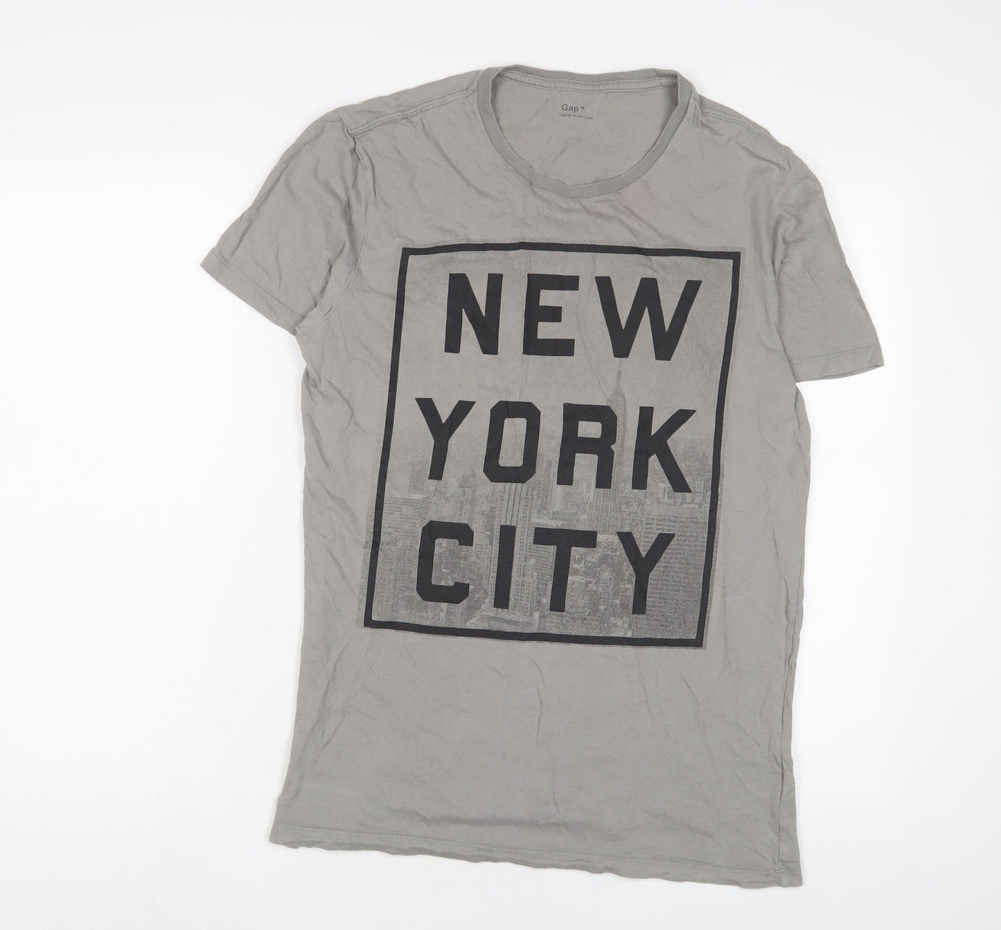 Mens UK Size M Gap Grey  T-Shirt