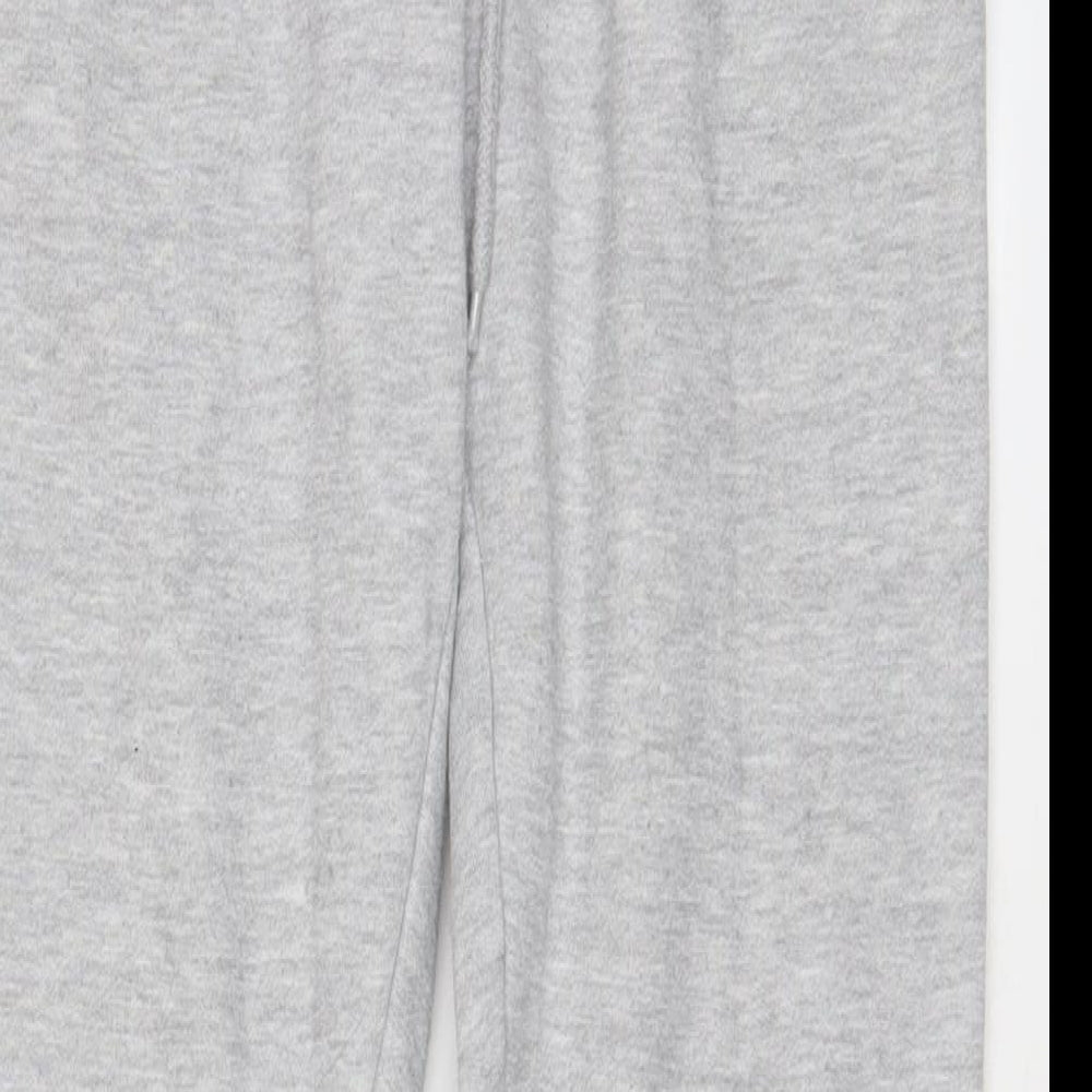 Boohoo Mens Grey Cotton Jogger Trousers Size M L27 in Regular Drawstring