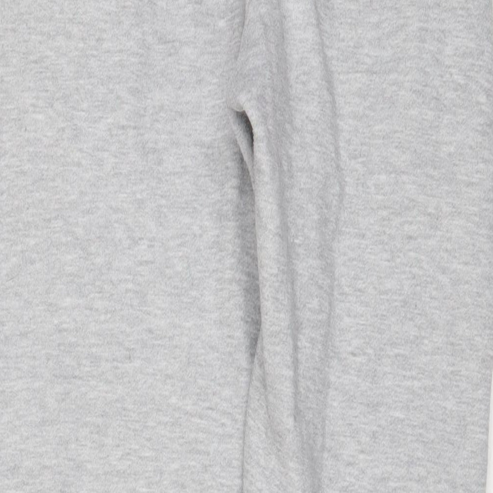 Boohoo Mens Grey Cotton Jogger Trousers Size M L27 in Regular Drawstring