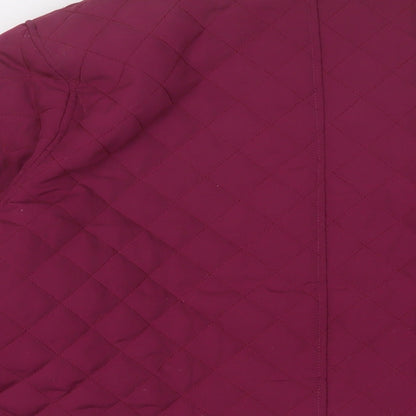 Dales Womens Purple Jacket Size 18 Button