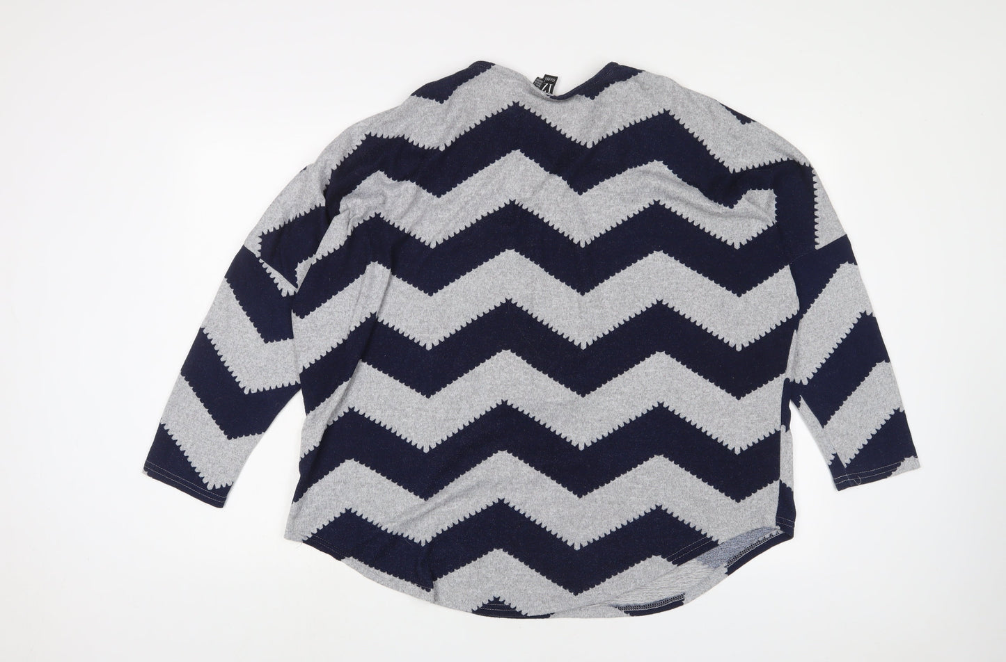 Womens UK Size 16 Izabel London Grey Pullover Jumper