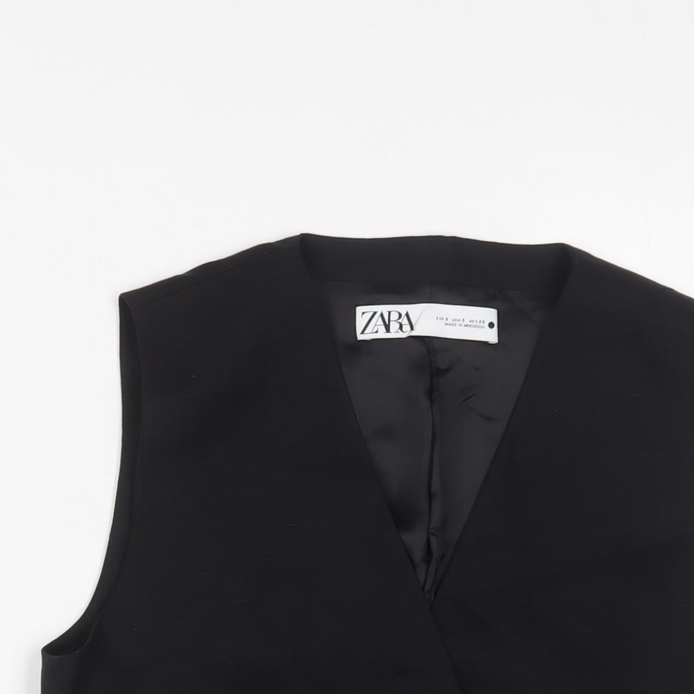 Mens UK Size S Zara Regular Black Suit Jacket