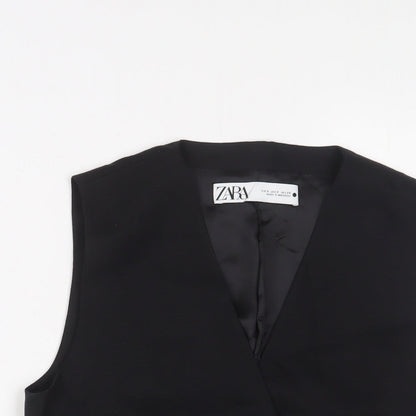 Mens UK Size S Zara Regular Black Suit Jacket