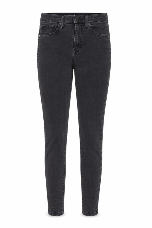 Topshop Womens Grey Cotton Skinny Jeans Size 28 in L30 in Regular Zip