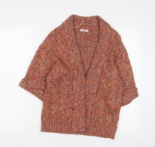 Womens UK Size S Damart Orange Cardigan Jumper