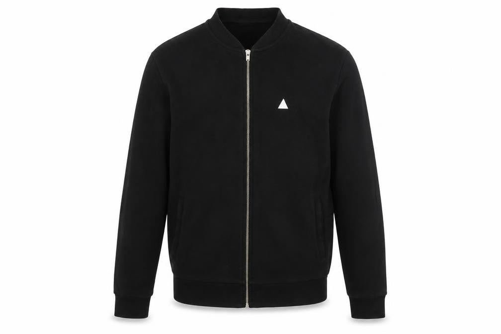 Mens UK Size M ASOS Black Full Zip Sweatshirt