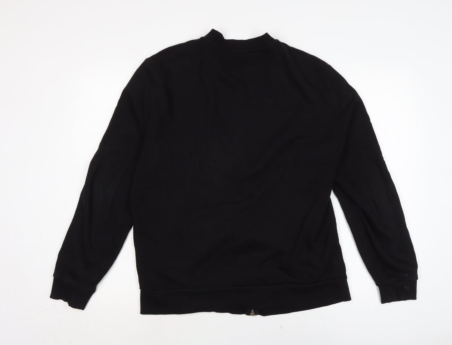 Mens UK Size M ASOS Black Full Zip Sweatshirt
