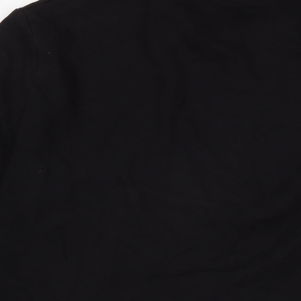 Mens UK Size M ASOS Black Full Zip Sweatshirt