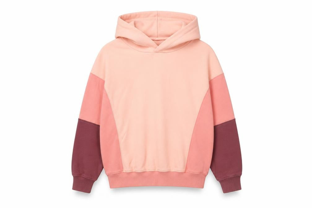 Next Girls Pink Cotton Pullover Hoodie Size 11 Years