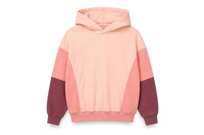 Next Girls Pink Cotton Pullover Hoodie Size 11 Years